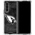 NFL Arizona Cardinals Black & White Galaxy Z Fold4 5G Clear Case